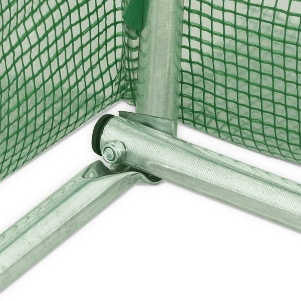 Kasvihuone teräsrungolla, 3x2x2 m - 24x3x2 m, eri kokoja ja värejä (29939)