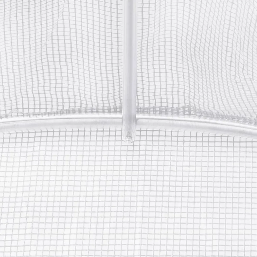 Kasvihuone teräsrungolla, 3x2x2 m - 24x3x2 m, eri kokoja ja värejä (29939)