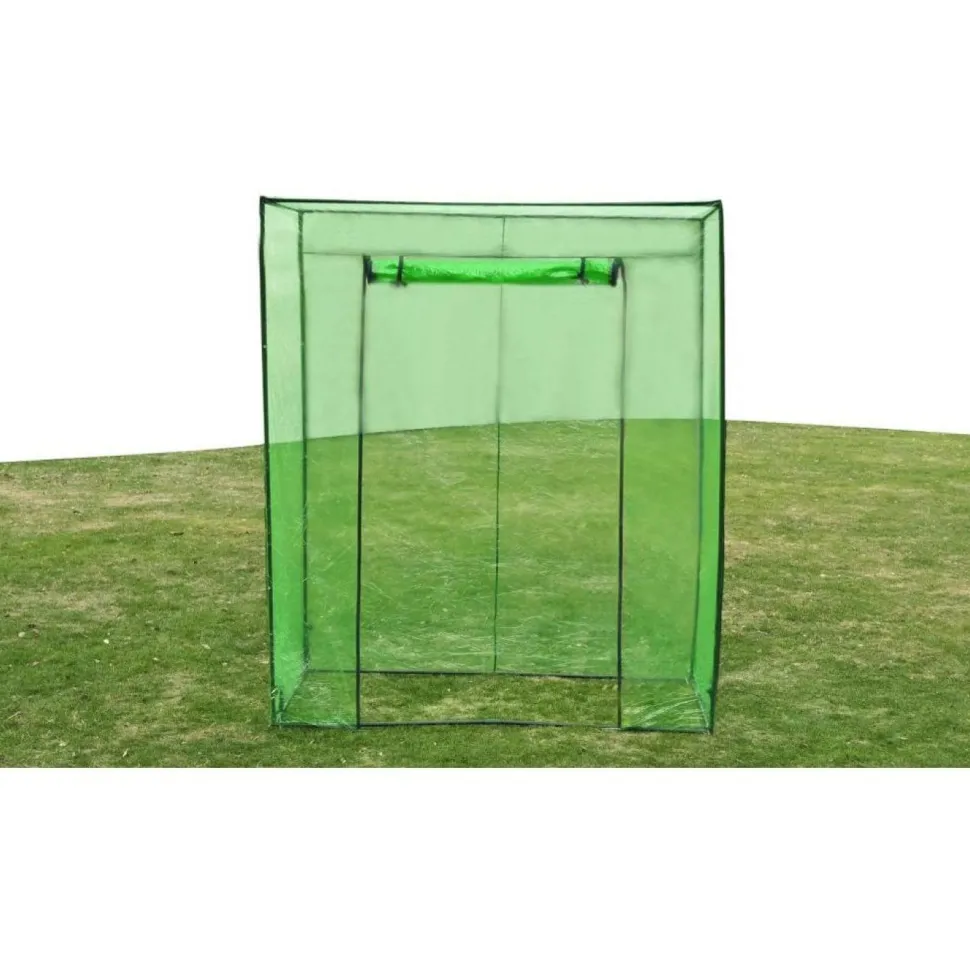 Kasvihuone teräsrunko PVC, 170x80x200 cm