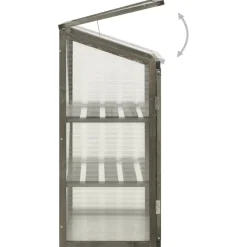 Kasvihuone 60x45x100 cm kuusi (14849)