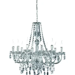 Kattokruunu Trio Luster 10-osainen Ø76 cm kromi