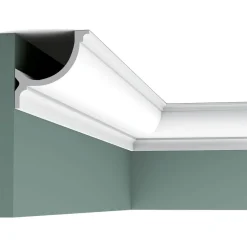 Kattolista Orac Decor C902 103x103x2000 mm polyuretaani valkoinen