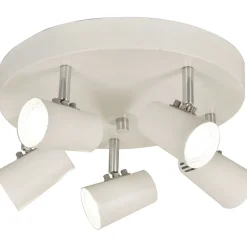 Kattospotti Aneta Lighting Pilot 5-osainen valkoinen