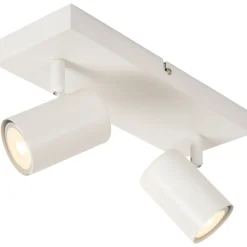 Kattospotti Lucide Amigo, 10x28cm, IP20, valkoinen