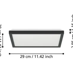 Kattovalaisin Eglo Rovito LED 1CCT IP44 eri kokoja