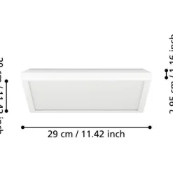 Kattovalaisin Eglo Rovito LED 1CCT IP44 eri kokoja