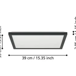 Kattovalaisin Eglo Rovito LED 1CCT IP44 eri kokoja