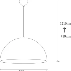 Kattovalaisin Linento Lighting Mary musta/kulta eri kokoja
