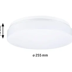 Kattovalaisin Paulmann Axin, IP44, E27, himmennettävä, valkoinen