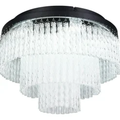 Kattovalaisin Trio Vono LED RGB Ø40cm mattamusta/kirkas