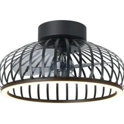 Kattovalaisin tuulettimella Eglo Mogano Ø42.8cm kaukosäädin