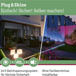 Kaukosäädin Paulmann Plug & Shine ulkovalaistukselle IP68 musta