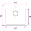 Keittiöallas Stala ONE-T50, 520 x 572 mm, rst