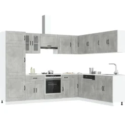 Keittiökaappisarja, 14-osainen Kalmar, eri värejä (43839)