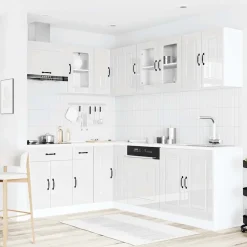 Keittiökaappisarja, 11-osainen Kalmar, eri värejä (43830)