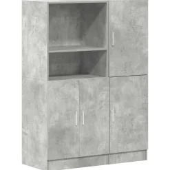 Keittiökaappisarja 2-osainen tekninen puu, eri värejä (44333)