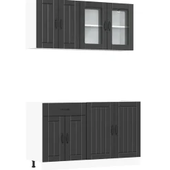 Keittiön kalustesarja 4-osainen Kalmar, eri värejä (43828)