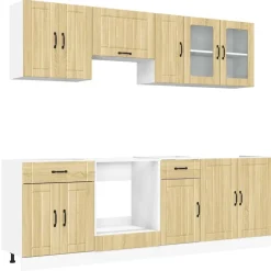 Keittiön kalustesarja, 8-osainen Kalmar, eri värejä (43825)