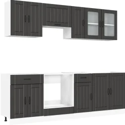 Keittiön kalustesarja, 8-osainen Kalmar, eri värejä (43825)