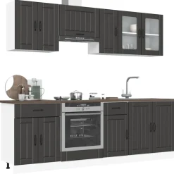 Keittiön kalustesarja, 8-osainen Kalmar, eri värejä (43825)