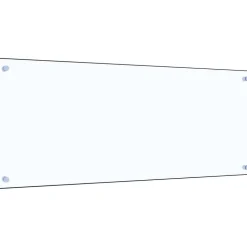 Keittiön roiskesuoja läpinäkyvä 100x40 cm karkaistu lasi
