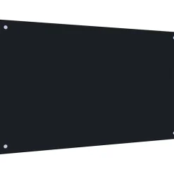 Keittiön roiskesuoja musta 100x60 cm karkaistu lasi
