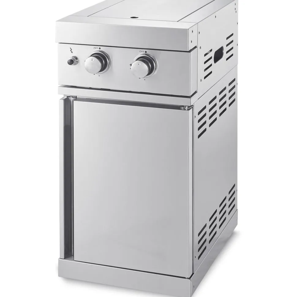 Kesäkeittiön kahden sivupolttimen moduuli Myoutdoorkitchen Stainless Collection