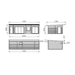 Kesämökki Palmako Cecilia 32,8 m2