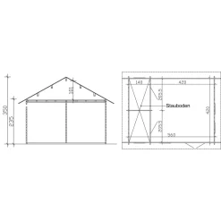Kesämökki Skan Holz Bern 2, 23.5m²