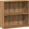 Kirjahylly artesaani tammi 80x30x77 cm tekninen puu (57930)