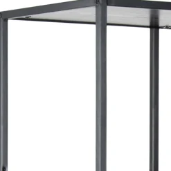 Kirjahylly Home4You SEAFORD 77x35xK185 cm, musta