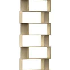 Kirjahylly/tilanjakaja sonoma tammi 80x24x192 cm lastulevy