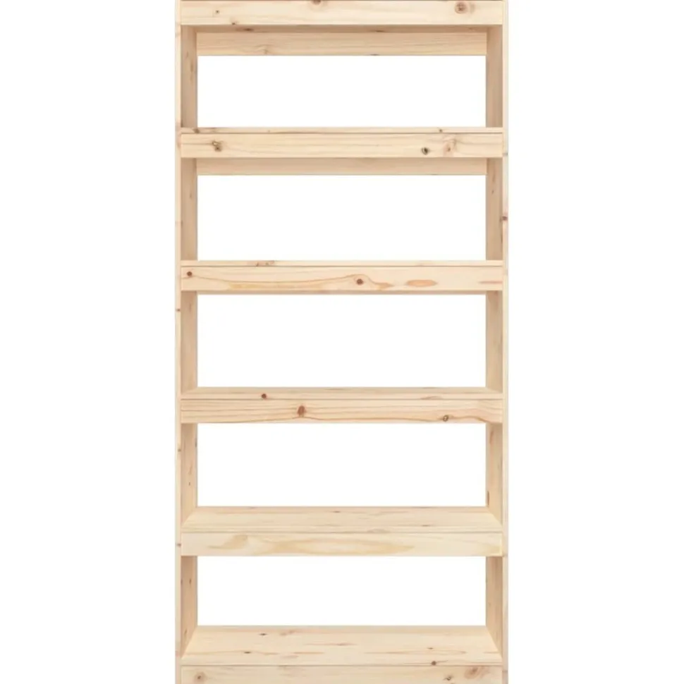 Kirjahylly/tilanjakaja 80x30x71,5-199,5cm, mänty, erikokoja ja värejä