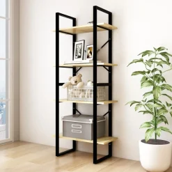 Kirjahylly 60x30x70-140cm, eri kokoja/materiaaleja ja värejä