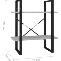 Kirjahylly 60x30x70-140cm, eri kokoja/materiaaleja ja värejä
