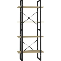 Kirjahylly 60x30x70-140cm, eri kokoja/materiaaleja ja värejä