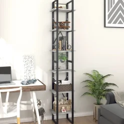 Kirjahylly 40x30x105-210cm, eri materiaaleja/kokoja ja värejä