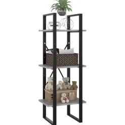 Kirjahylly 40x30x105-210cm, eri materiaaleja/kokoja ja värejä