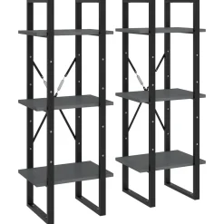 Kirjahylly 40x30x105-210cm, eri materiaaleja/kokoja ja värejä