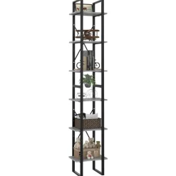 Kirjahylly 40x30x105-210cm, eri materiaaleja/kokoja ja värejä