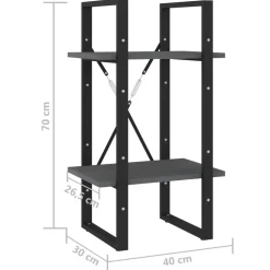 Kirjahylly 40x30x70-140cm, eri materiaaleja/kokoja ja värejä