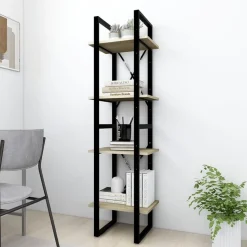 Kirjahylly 40x30x70-140cm, eri materiaaleja/kokoja ja värejä