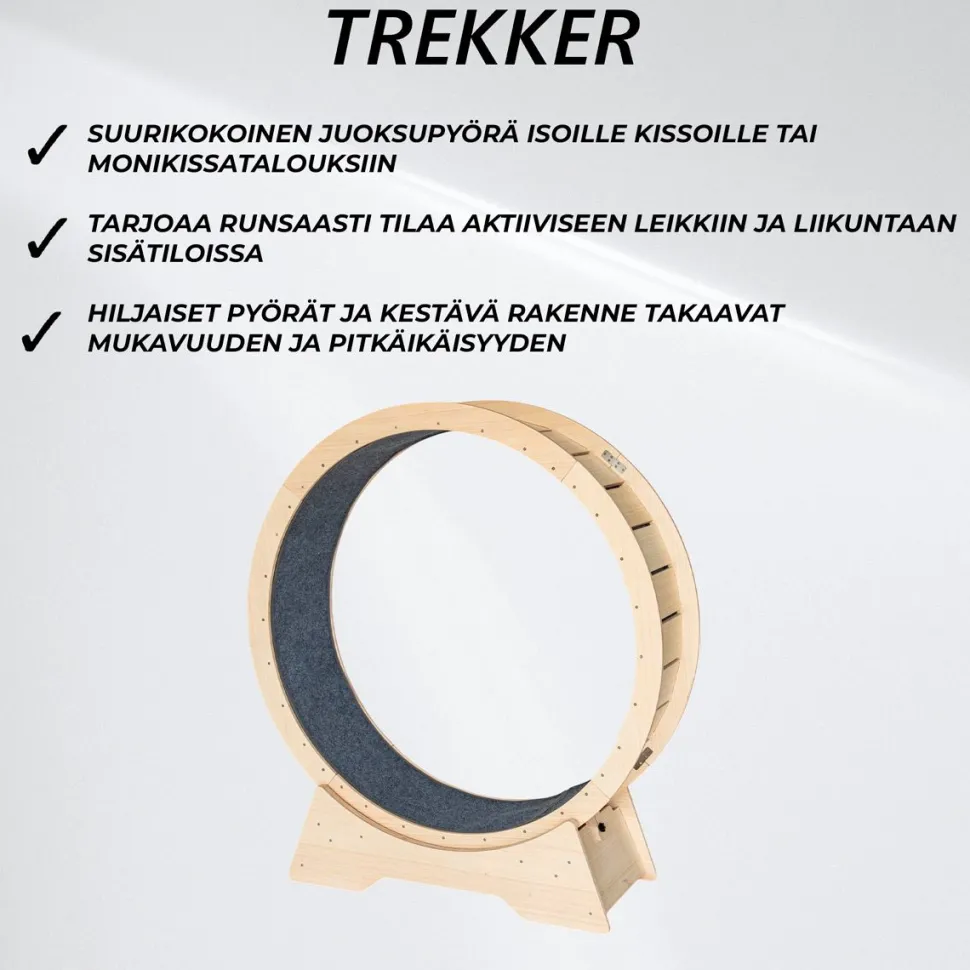 Kissan juoksupyörä Trekker XL, 110x36x122cm