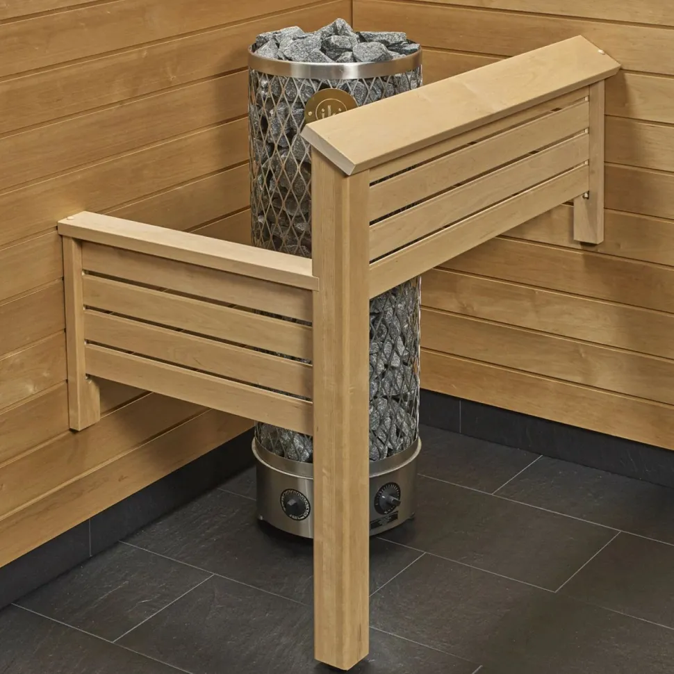Kiukaan suojakaide/jalkatuki Sun Sauna Classic L-malli