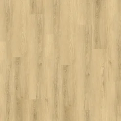 Kivikomposiittivinyylilankku DomusFlooring Vetehisen valkotammi, integroitu askeläänieriste