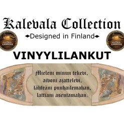 Kivikomposiittivinyylilankku DomusFlooring Lemminkäisen luonnontammi, integroitu askeläänieriste