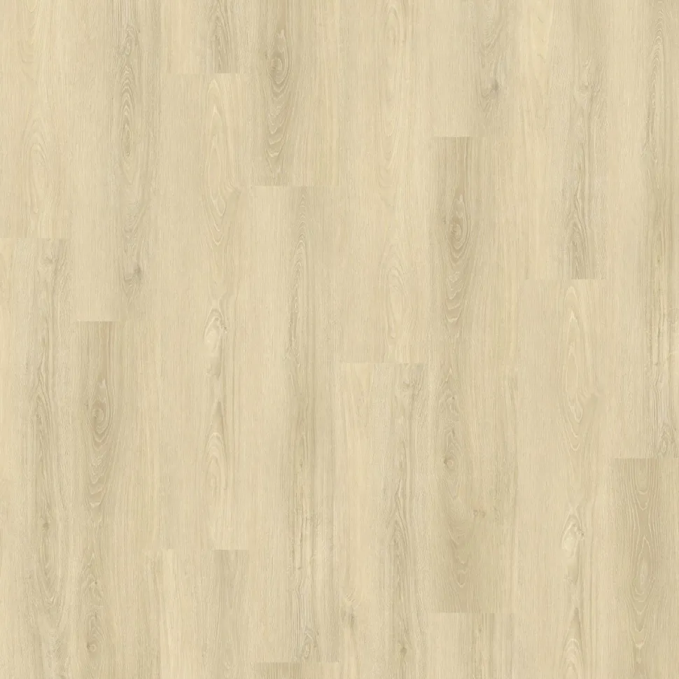 Kivikomposiittivinyylilankku DomusFlooring Kaukomielen kultapuu, integroitu askeläänieriste