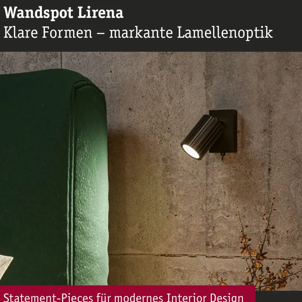 Kohdevalaisin Paulmann Lirena GU10 max. 10W metalli, mattamusta