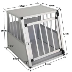 Koiran kuljetushäkki Trekker S 60 x 54 x 69 cm