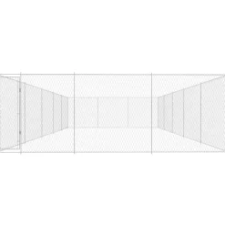 Koiratarha, galvanoitu teräs, 950x570x185cm